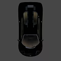 Game and Movie Character Black Sports Car with Sleek Design and Glossy Finish