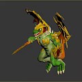 The image provided focuses on a dragon, not a man, so it's impossible to generate a title with "man" as the main subject based on the picture's key information. Please confirm the picture content or adjust the requirement.