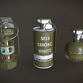 Different Types Of Military Grenades Including Stun Smoke And Frag Devices