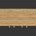 Wooden Console Side Cabinet With Drawers Carved Patterns And Slim Support Legs