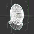 Medieval Metal Helmet Featuring Visor And Ventilation Holes As Historical Weapon