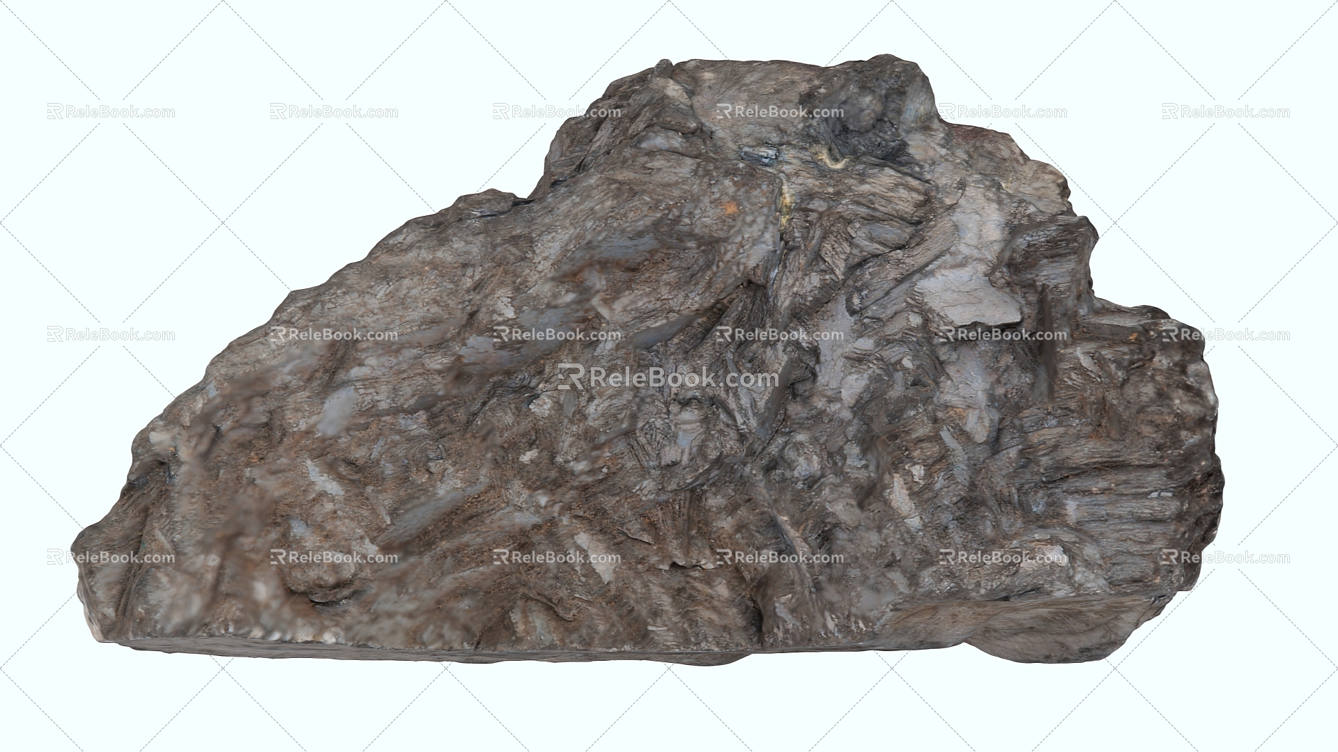 Stone 7 Rock Stone Block Boulder Reef 3d model