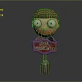 Decorative Furniture Ornament With Cartoon Character And Yummy Spaghetti Sign