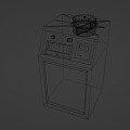 Cement fineness sieve analysis instrument 3d model