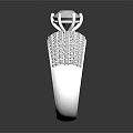Luxury Diamond Ring With Large Central Stone And Surrounding Small Diamonds On Platinum Band
