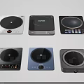Various Designs Of Modern Induction Cooktops As Essential Kitchen Appliances Collection