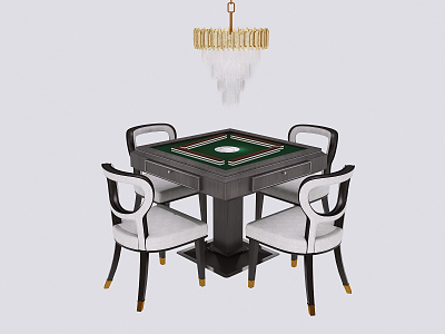 New Chinese Mahjong Table and Chair Multi-functional Mahjong Table and Chair model