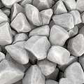 Gray Smooth Pebbles Garden Decorative Stones for Landscaping Accents and Design