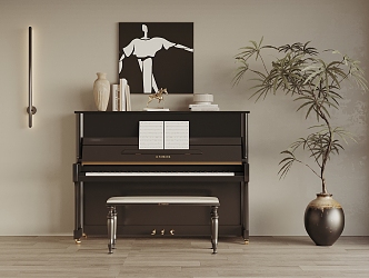 Piano 3d model