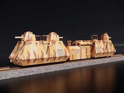 Modern rail armored car toy rail armored car model