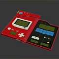 Game machine electronic chicken hand game machine hand game machine handheld game machine computer 3d model