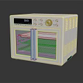 Stainless Steel Modern Kitchen Appliance With Digital Display Double Door And Countertop Design