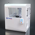 Modern Milling Machine Milling Room Digital Processing Equipment 3d model