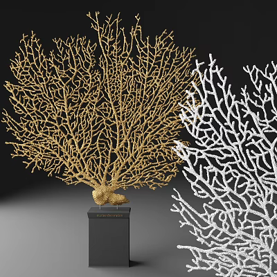 Post-modern ornaments Coral ornaments 3d model Post-modern ornaments Coral ornaments 3d model
