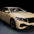 Beige Luxury Sedan With Sleek Design Light Interior And Black Alloy Wheels