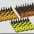 Colorful Chess Sets For Board Game Entertainment With Classic Board And Pieces