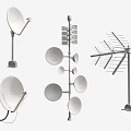 Industrial Equipment Parabolic Dishes And Multi Element Antennas With Mounts For Signal Reception