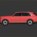 Pink Rolls Royce SUV With Black Roof And Luxury Alloy Wheels Design