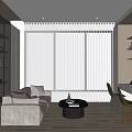 Modern study 3d model