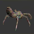 Mechanical Scorpion 3D Model With Detailed Metallic Structure And Articulated Legs