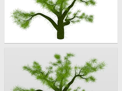 Realistic Green Arbor With Lush Foliage And Detailed Branch Structure 3d model