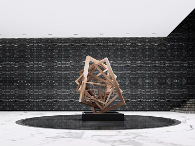 Modern Sculpture 3d model