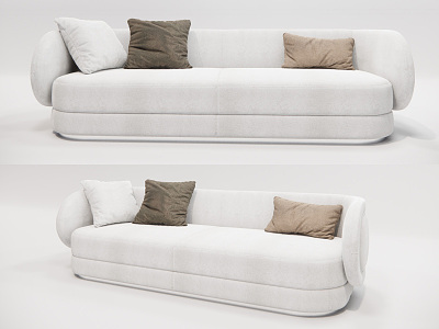 Modern Multiplayer Sofa 3d model