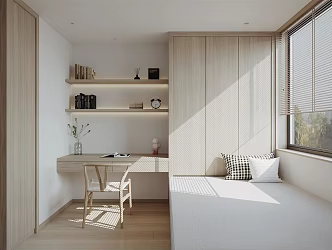 Japanese Tatami Bedroom 3d model