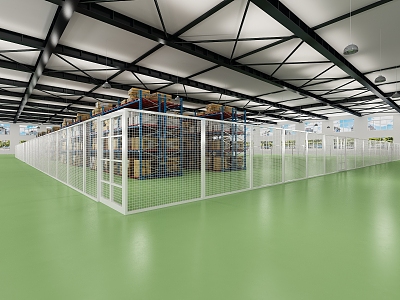 Workshop Warehouse 3d model