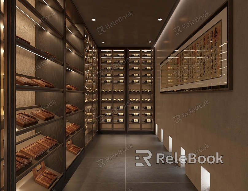 Quiet wine cellar model