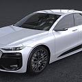 Hyundai Audi A6 etron New Energy Vehicle Electric Vehicle Luxury Car Sportback Car 3d model