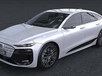 Hyundai Audi A6 etron New Energy Vehicle Electric Vehicle Luxury Car Sportback Car 3d model