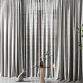 Modern Curtains 3d model