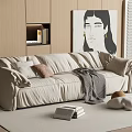 Modern Baxter Multiplayer Sofa 3d model