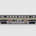 LEGO toy blocks subway car train high-speed rail light rail 3d model