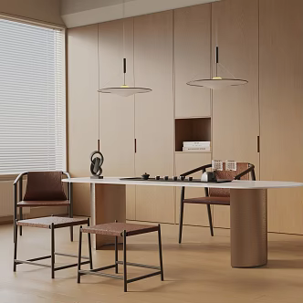 Modern Tea Room 3d model