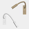 Stylish Modern Adjustable Metal Wall Lamp With Flexible Gooseneck Design