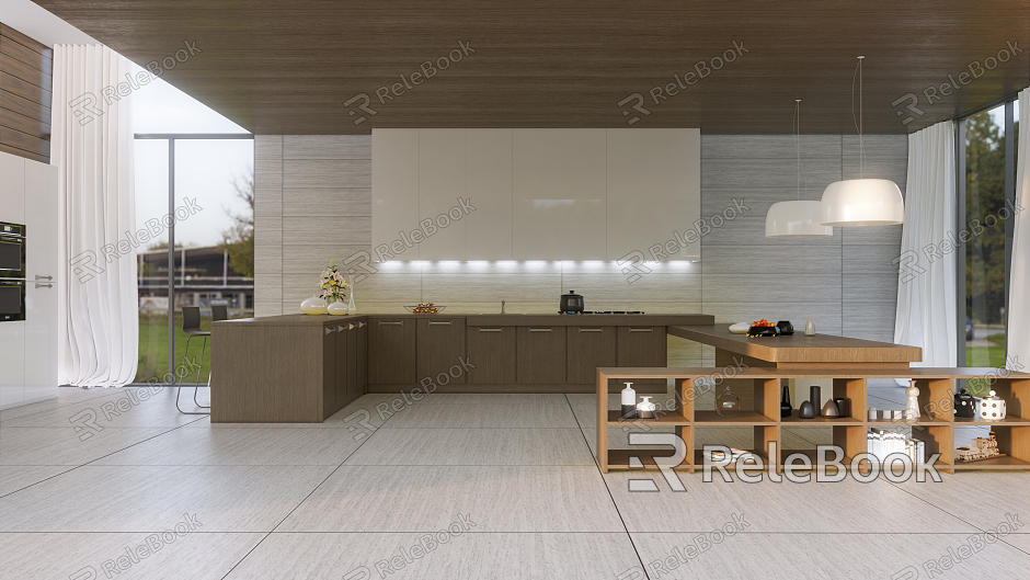 Open kitchen Modern kitchen model