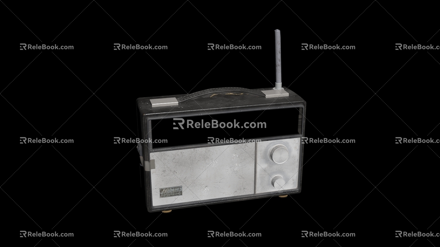 Radio Transistor Radio Vintage Radio Virtual Reality Radio 3d model