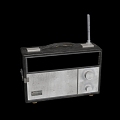 Radio Transistor Radio Vintage Radio Virtual Reality Radio 3d model