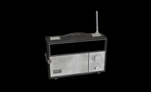 Radio Transistor Radio Vintage Radio Virtual Reality Radio 3d model