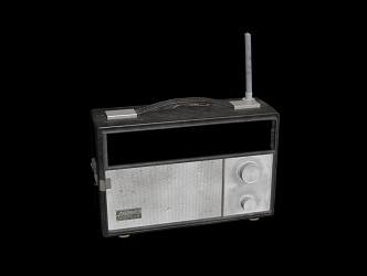 Radio Transistor Radio Vintage Radio Virtual Reality Radio 3d model