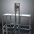 modern digital engraving machine cnc machine cnc three axis engraving machine 3d model