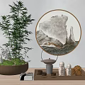 New Chinese style ornaments combination 3d model