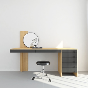 Modern Dresser Makeup Table 3d model