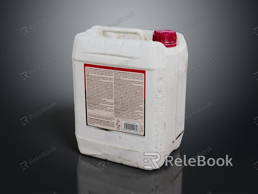 Modern plastic bucket plastic bucket big trash can model