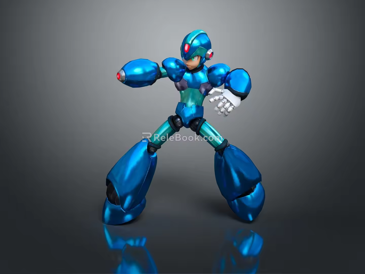 Robot Assistant Small Robot Butler Robot Butler Figure Game Figure 3d model