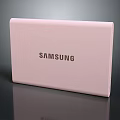 Samsung Pink Laptop Featuring Sleek Design And Portable Computing Experience 3d model