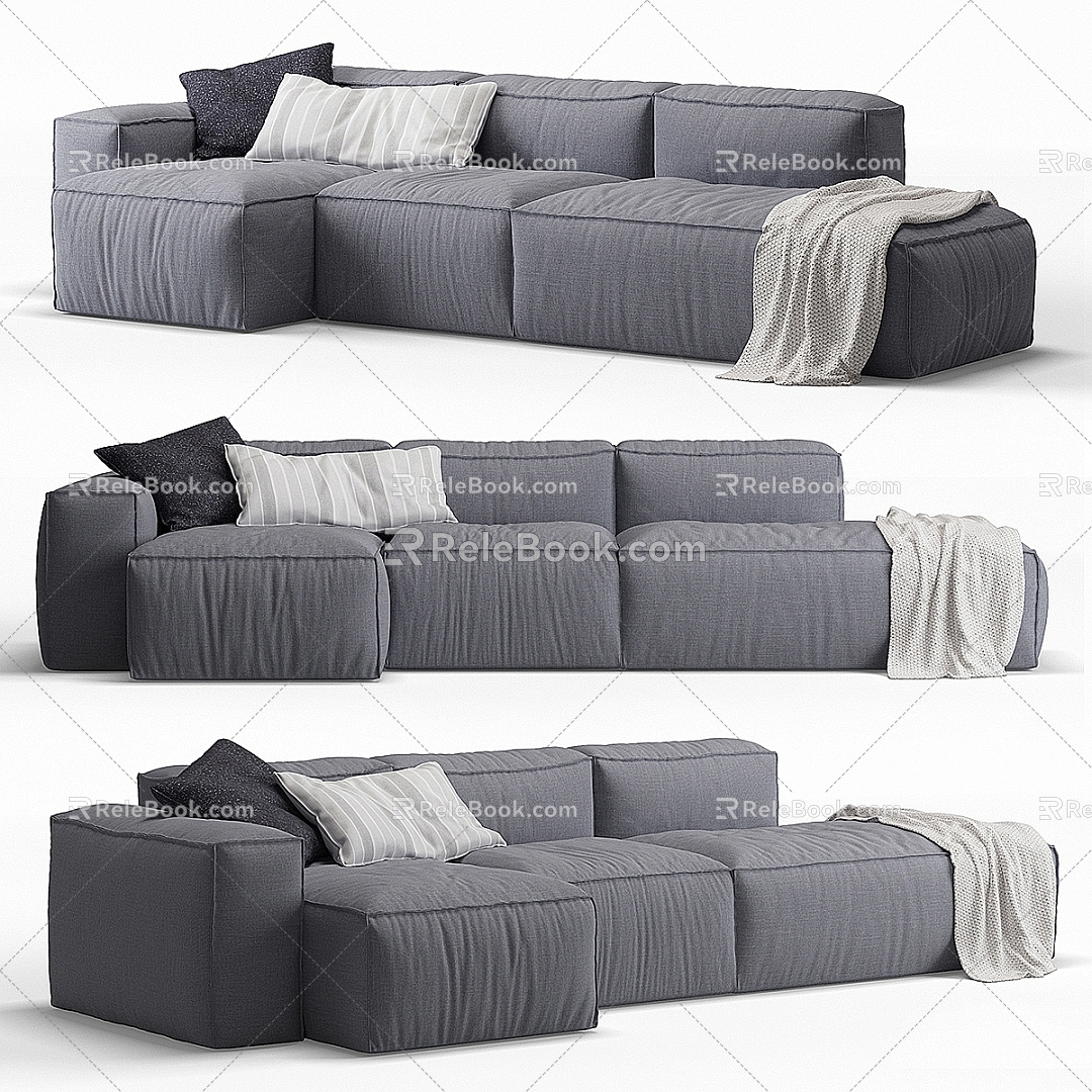 Corner sofa 3d model