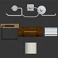 Bathroom Living Essentials With Metal Towel Racks Wooden Paper Holder And Toilet Roll